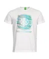 Hugo Boss Logo Details T-shirt In White
