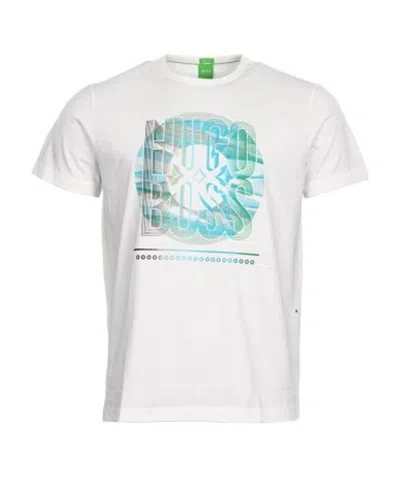 Hugo Boss Logo Details T-shirt In White