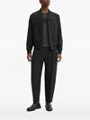 Hugo Boss Logo-embellished Bomber Jacket In Black