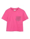 Hugo Boss Logo-embellished Cotton T-shirt In Pink