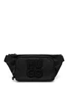 Hugo Boss Logo-embossed Belt Bag In Black