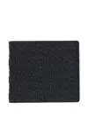 Hugo Boss Logo-embossed Cardholder In Black