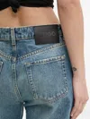 Hugo Boss Logo-embossed Jeans In Blue