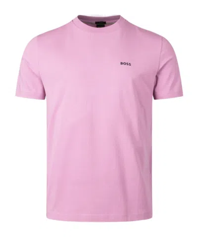 HUGO BOSS LOGO-EMBOSSED T-SHIRT 
