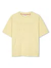 Hugo Boss Logo-print T-shirt In Yellow