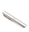 Hugo Boss Logo-embossed Tie Clip In Silver