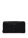 Hugo Boss Logo-embossed Wallet In Black