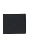 Hugo Boss Logo-embossed Wallet In Black