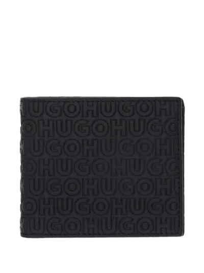Hugo Boss Logo-embossed Wallet In Brown
