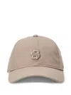 Hugo Boss Logo-embroidered Baseball Cap In Neutral