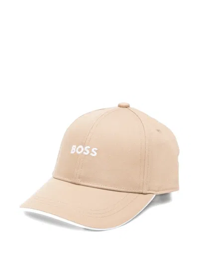 Hugo Boss Kids' Logo-embroidered Baseball Hat In Neutral