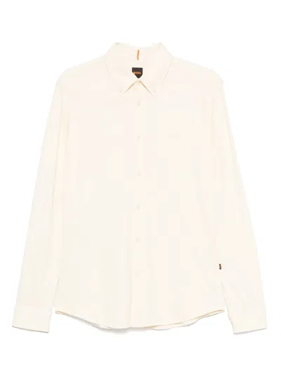 Hugo Boss Logo-embroidered Cotton Shirt