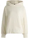 Hugo Boss Logo-embroidered Hoodie In White