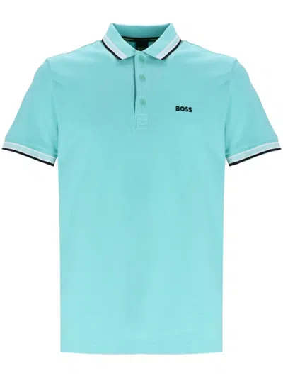 HUGO BOSS LOGO-EMBROIDERED POLO SHIRT