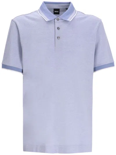 HUGO BOSS LOGO-EMBROIDERED POLO SHIRT