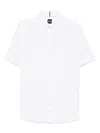 Hugo Boss Relaxed-fit Shirt In Italian-made Cotton Poplin In White