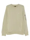 Hugo Boss Logo-embroidered Sweatshirt In Neutral