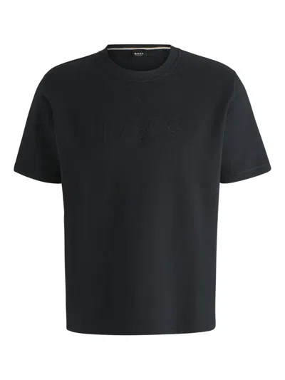 Hugo Boss Logo-embroidered T-shirt