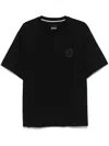 Hugo Boss Logo-embroidered T-shirt In Black