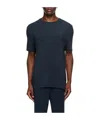 Hugo Boss T-shirt With Round Neck And Short Sleeves In Black