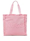 Hugo Boss Logo-embroidered Tote Bag