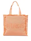 Hugo Boss Logo-embroidered Tote Bag