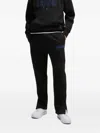 Hugo Boss Logo-embroidered Track Pants In Black