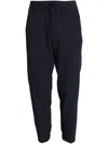 Hugo Boss Logo-embroidered Track Pants In Blue