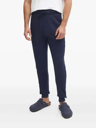 HUGO BOSS LOGO-EMBROIDERED TRACK PANTS