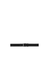 Hugo Boss Logo Engraving Belt In Black