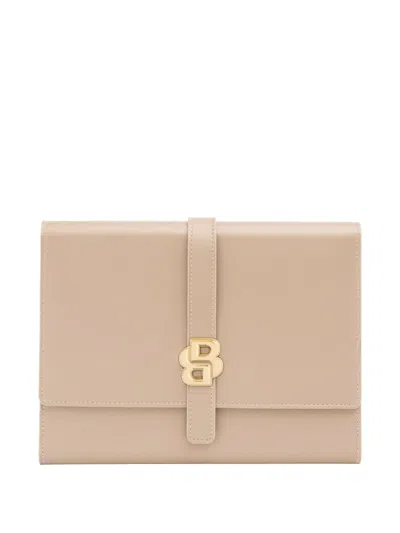 Hugo Boss Logo-hardware Notebook In Neutral