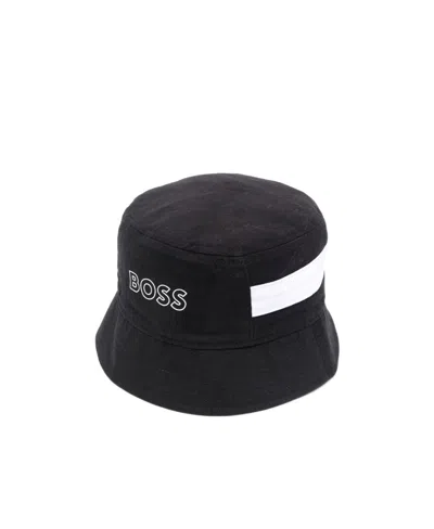 Hugo Boss Logo Hat In Black
