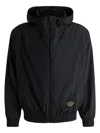 Hugo Boss Mens Hugo Logo-print Regular-fit Windbreaker Jacket