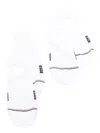 Hugo Boss Logo-intarsia Socks (pack Of Two) In 白色