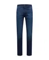 Hugo Boss Regular-fit Jeans In Dark-blue Super-stretch Denim In Blue