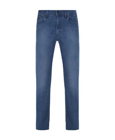 Hugo Boss Logo Jeans In Blue