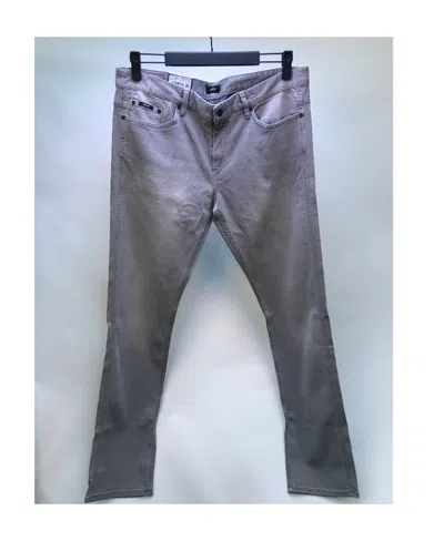 Hugo Boss Logo Jeans In Gray