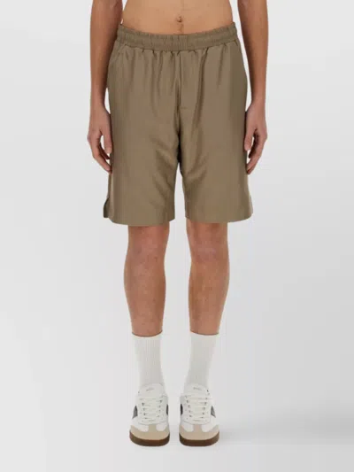 HUGO BOSS LOGO KNEE LENGTH BERMUDA SHORTS