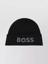 Hugo Boss Black Wool Blend Elios Beanie Hat