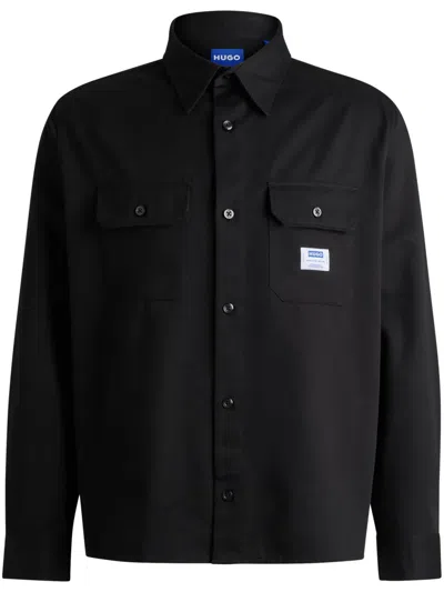 Hugo Boss Boss Men Relaxed Fit Jacket With Boss X Russell Athletic Logo In Blue