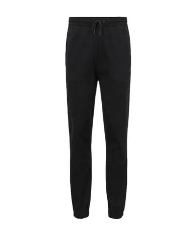 Hugo Boss Logo Lace Up Sweatpants In Black