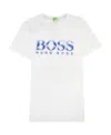 Hugo Boss Embroidered Logo T-shirt In White