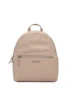 Hugo Boss Logo-lettering Backpack In Neutrals