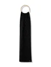 Hugo Boss Logo-lettering Scarf In Black