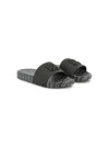 Hugo Boss Logo-lettering Slides In Black