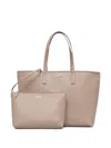 Hugo Boss Logo-lettering Tote Bag In Neutrals