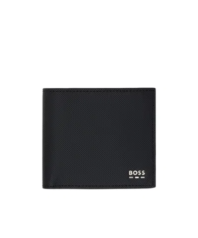Hugo Boss Logo-lettering Wallet In Black