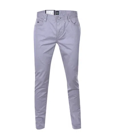 Hugo Boss Logo Logo Casual Pants In Gray