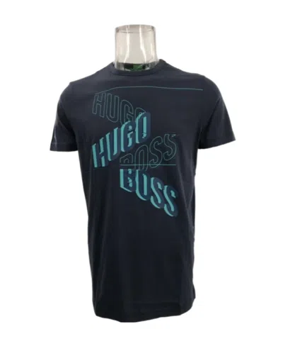 Hugo Boss Logo Logo Short-sleeved T-shirt In Black