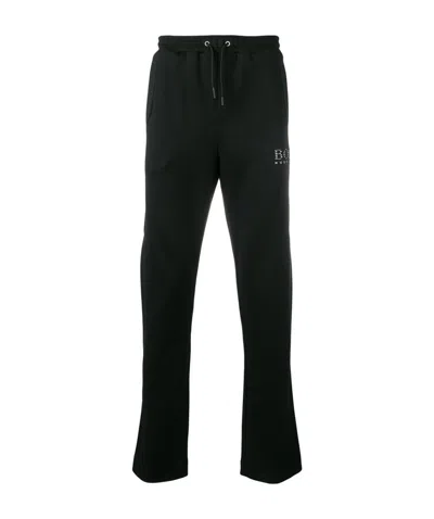 Hugo Boss Logo Logo Slimming Sweatpants In Black